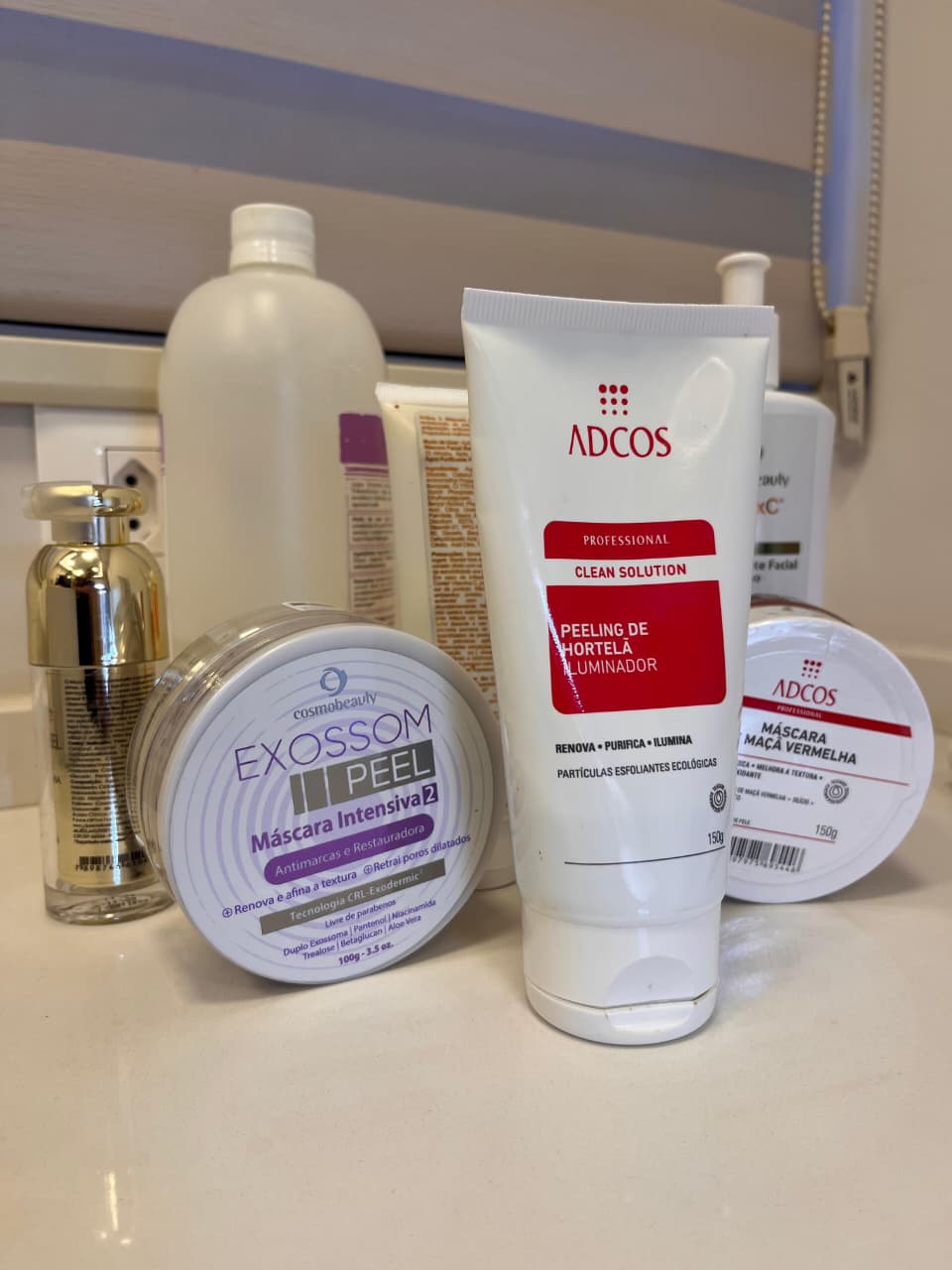 Produtos e protocolo de limpeza de pele